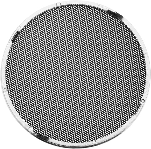 X AUTOHAUX 4 Inch Car Metal Audio Speaker Grill Cover Mesh Woofer Horn Guard Decorative Circle Grille Protector Silver Tone...