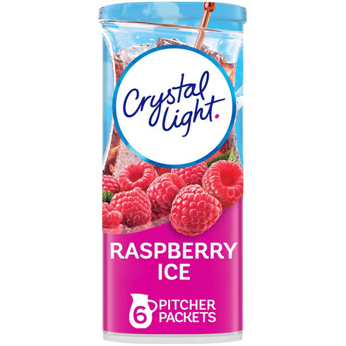 Crystal Light Sugar-Free Raspberry Ice Drink Mix (6 Pitcher Packets)...