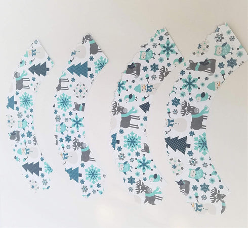 Winter Wonderland Friends Cupcake Wrappers - Set of 12...