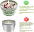TOMOKO White Sage Candle, Sage Leaf, Rose, Lavender, Himalayan Salt & Essential Oil...