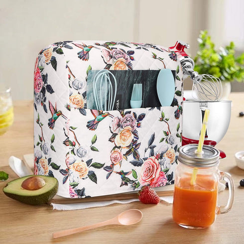 KitchenAid Mixer Cover with Pockets, Fits 5-8 Quart KitchenAid Mixers...