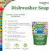 Auto Dishwasher Soap, 12.5oz Bag - Natural Concentrated Formula - Dish Soap, Dishwasher Detergent Cleaning Supplies, Hard Water Stain Remover, Spa...