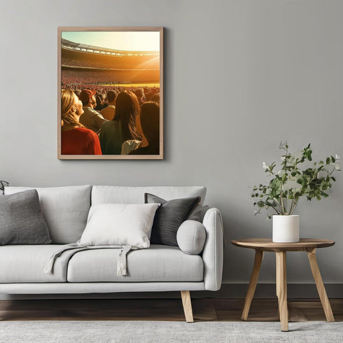 Posterizer 1 pcs-Poster of a packed stadium under a beautiful sunset 2-Sports & Hobby Art Gifts for sports fans Decor for Home & Office- unframed ...