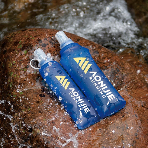 TRIWONDER Soft Flask Collapsible Water Bottles BPA-Free Foldable Water Flask for Hydration Pack - Ideal for Hiking Running Cycling Climbing Travel...