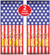 Beistle 2 Pack Plastic Welcome Home Door Covers, 6’ x 30”- American Flag Decor, Patriotic Holiday Supplies, Porch Decorations...