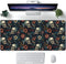 Desk Mat,Skulls with Flowers Large Gaming Mouse Pad for Desk XXL,Skull Floral Desk Pad for Desktop,Extended Big Computer Keyboard Mouse Pad with N...