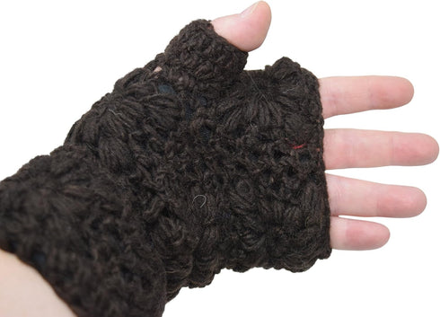Nickanny's Thermal Insulated Lined Knit Arm Hand Warmer Texting Fingerless Gloves Mittens...