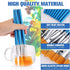 10 Pcs Flat Paint Brushes for Acrylic Painting, 1 Inch Art Paint Brushes Artist Painting Brush for Acrylic Watercolor Oil Detail Painting...