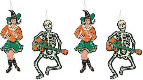 Vintage Halloween Jointed GoGo Dancers - Pack of 2...