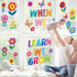 58 Spring Bulletin Boards - Floral Butterfly Plant Cutouts Spring Bulletin Board Decor Floral Bulletin Board Decor for Classroom Bulletin Boards H...