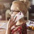 RANZ Case for iPhone 15, Anti-Scratch Shockproof Series Clear Hard PC + TPU Bumper Protective Cover Case for iPhone 15 (6.1") - White Magnolia Flo...