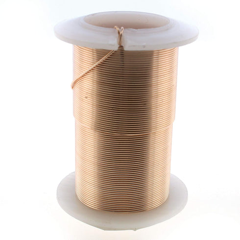 The Beadsmith Wire Elements 24-Gauge Lacquered Tarnish-Resistant Copper Wire for Jewelry Making, 30 Yard, 27.43 Meter Spool (Rose Gold)...