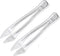Plasticpro Disposable Plastic Serving Tongs Durable Heavy Duty Premium Serving Utensils Clear Pack of 4...