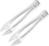 Plasticpro Disposable Plastic Serving Tongs Durable Heavy Duty Premium Serving Utensils Clear Pack of 4...
