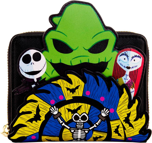 Loungefly Disney The Nightmare Before Christmas 30th Anniversary - Oogie Boogie Wallet, Amazon Exclusive...