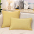 decorUhome Decorative Outdoor Throw Pillow Covers 20x20 Set of 2, Square Linen Rustic Neutral Farmhouse Pillow Covers with Stitched Edge for Couch...