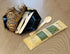KingSeal FSC Certified Disposable Wood Cutlery Kits, Bulk Pack, Sustainably Sourced - Spoon, Fork, Knife with Bleach-Free Napkin - 1 Bag of 25 Set...