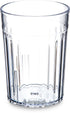 Carlisle FoodService Products Bistro Tumbler Plastic Tumbler for Restaurants, Catering, Kitchens, Plastic, 10.2 Ounces, Clear...