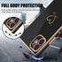 Luxury Square Case Compatible with iPhone 11, Cute Plating Gold Love Heart Pattern iPhone 11 Cover for Women & Girls Soft TPU Full Camera Lens Pro...