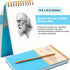 Sketchbook for Drawing Top Spiral Bound Sketch Pad for Kids 5.5" x 8.5" Hardcover Sketch Book(68lb/100gsm) Small Artist Drawing Blank Paper Notebo...