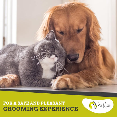 Dog Grooming Hammock with Cat Nail Clippers - 10 in 1 Pet Grooming Hammock for Dog with Nail Trimmers, Nail File, Comb - Cat & Dog Hammock for Gro...