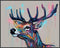 Posterizer 1 pcs- Abstract deer print with a white background-Art for Animal Lovers-Abstract & Modern Art- Gift for Men Women Entrepreneur -Decor ...