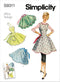 Simplicity Misses' Vintage Apron Packet, Code 9311 Sewing Pattern, Sizes S-L, White...