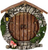 Fairy Garden Doors and Windows for Trees Miniature Fairy Gnome,Sculptures and Statues Wall and Trees Outdoor Wooden Doors and Windows in The Yard ...