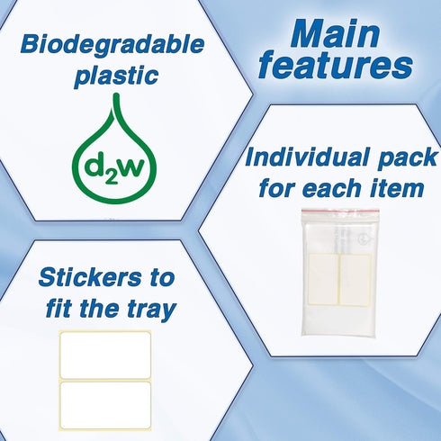 10 Pack Disposable Airplane Tray Covers Set - Each Airplane Travel Table Cover is Individually Packed - One Size Fits Most Seats...