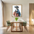 Posterizer 1 pcs-anthropomorphic penguin with clothes 1-Kids Room Art-Art for Animal Lovers-Decor for nursery toddlers kids room- unframed wall ar...