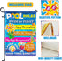 Pool Rules Signs and Decorations Outdoor, Summer Garden Flag Double Sided Burlap 12x18Inch...