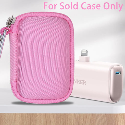 khanka Hard Travel Case Replacement with Anker 621 Nano Power Bank,5,000mAh Portable Charger,Case Only (Pink)......