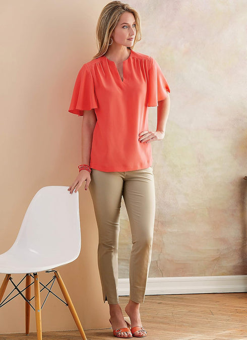 Butterick B6688E5 Easy Semi-Fitted Women's Blouse Sewing Patterns, Sizes 14-22...