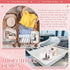 6 Pcs Clear Makeup Bag Clear Toiletry Bags PVC Waterproof Portable Makeup Travel Bag Transparent Cosmetic Bag with Zipper for Women Men Airport Tr...