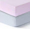 100% Cotton Jersey Knitted Mini crib sheets for Boys and Toddler, Soft and Breathable, crib sheets girl Snug Fit, Machine Washable, Multiple Color...