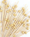 DF DUALFERV 200PCS Gold Bamboo Appetizer Picks, 4.7 Inch...
