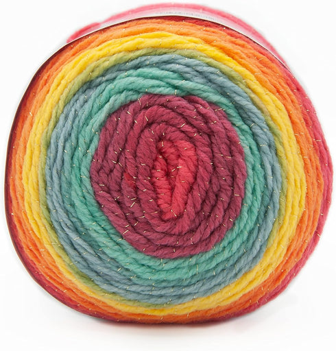 (1 Skein) Lion Brand Yarn Mandala Sparkle Yarn, Crux...