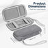 Case Compatible with Apple MagSafe Battery Pack, Hard Travel Case for MagSafe Magnetic Power Bank for iPhone 14/13/12, Extra Mesh Pocket Fits Powe...