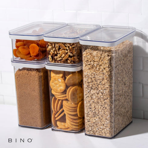 BINO | Food Storage Containers - 900ML | THE SNAP+COLLECTION | Airtight Storage Containers with Lids | Kitchen & Pantry Organization | Kitchen Con...