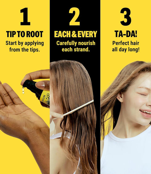 MEDIALL Premium K beauty Hair Oil | Coconut Oil Hair Serum for Frizzy and Damaged Hair | Argan Oil Hair Serum for Curly Hair 1.85 Fl oz...