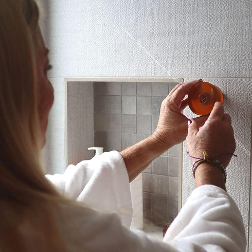 Mirai Clinical Magnetic Soap Holder for Shower Wall - Stainless Steel Savers for Bar Soap - Easy Clean Magnetic Soap Bar Holder Self Draining - Wa...