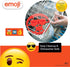 Emoji Pancake Molds & Egg Rings- 4 Pack for Kids AND Adults- Reusable Silicone Smiley Face Maker Doubles as Cookie Cutter- Breakfast Treat, Baking...