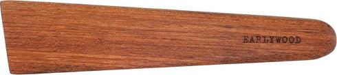 Earlywood 10 inch Handmade Cooking Utensil for Kitchen, Multi-Purpose Wood Scraper and Egg Turner, Cast Iron Scraper and Wood Saute Spatula - Made...