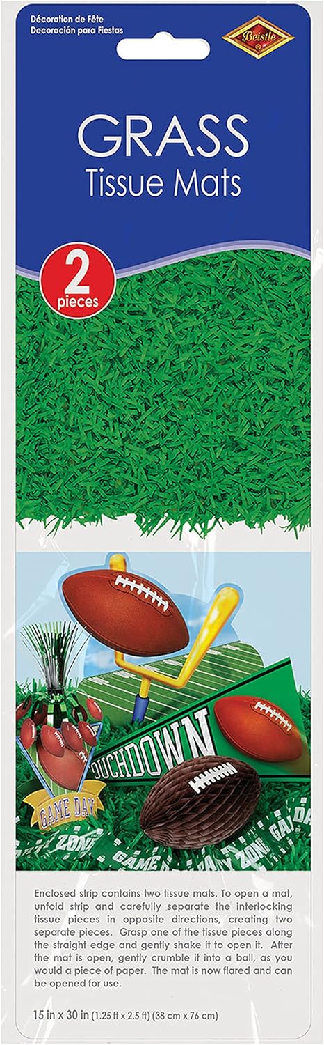 Packaged Tissue Grass Mats Party Decoration...