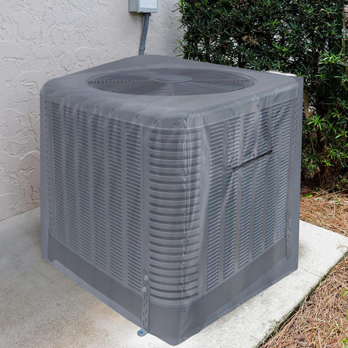 uxcell Air Conditioner Cover, 26"x26"x32" Air Conditioners Covers for Outside, 210D Oxford Fabric Outdoor Unit Square Vertical Protective Cover (G...