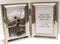 EXP Silver Hinged Double Folding Metal 2x3 Picture Frame Tabletop or Wall Hang...