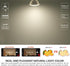 Generic EACLL MR16 GU10 LED Bulb Dimmable, 4000K Natural White, 7W Equivalent 75W, 25,000 Hours Lifetime, Energy Efficient Light, 750 Lumens 120 D...