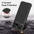 SAMONPOW for Samsung Galaxy Z Flip 4 Case, Z Flip 4 Case with Upgraded Hinge Protection Dual Layer Hard PC Soft TPU Bumper Full Body Shockproof Fl...