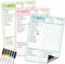 CLEVER CLEAN Magnetic Dry Erase Chore Chart - 8.5"x12" Behavior Responsibility Chore Board for Kids, Teenagers - 6 Extra Fine Point Markers Includ...