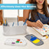 Thatbass Paint Brush Cleaner, Detachable Paint Brush Holder with Palette Tray and Handle, Paint Brush Rinser for Acrylic, Watercolor, and Water-Ba...